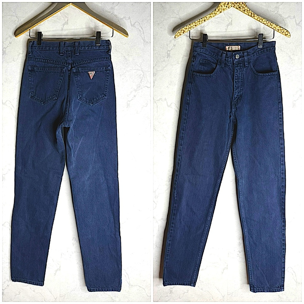 Vintage 90s Guess Jeans High Waist Straight Leg Jeans